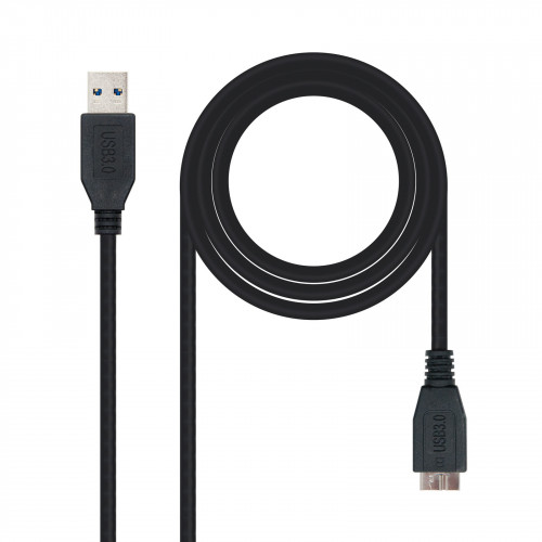 Nanocable USB-A/M a mUSB-B/M 2m Negro...