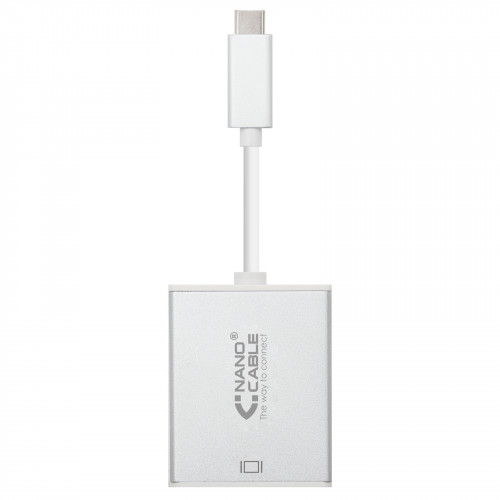 Nanocable USB-C 3.0/M a DP/H 15cm Blanco