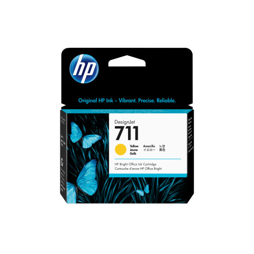 Tinta HP DesignJet 711 Amarillo 29ml...