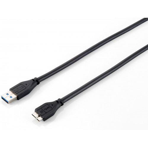 Cable EQUIP USB-A/M a mUSB-B/M 2m Negro