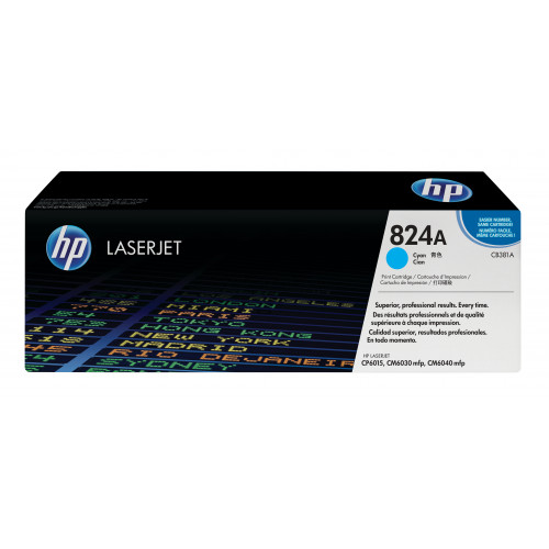 Toner HP LaserJet 824A Cian 21000...