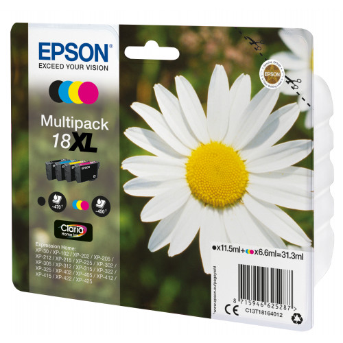 Tinta Epson 18XL T1816 Pack...