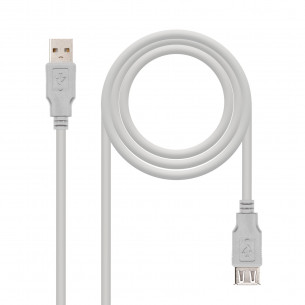 Nanocable USB-A/M a USB-A/H...