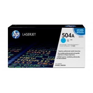 Toner HP LaserJet 504A Cian...