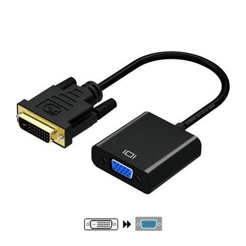 Cable AISENS DVI-D/M a VGA/H 10cm...