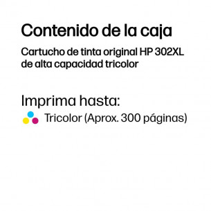 Tinta HP 302XL Tricolor 8ml... 2