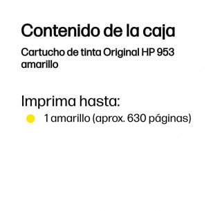 Tinta HP 953 Amarillo 9ml... 2