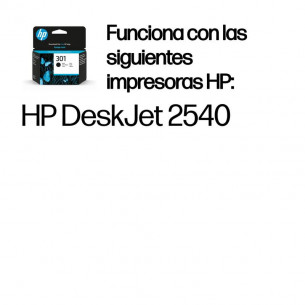Tinta HP 301 Negro 3ml 170... 2