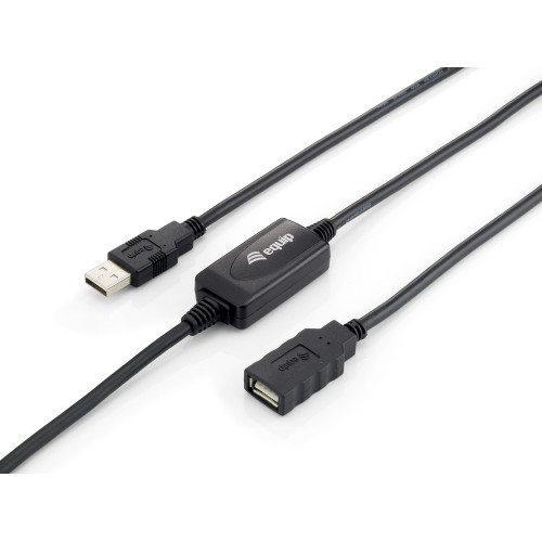 Cable EQUIP USB-A/M a USB-A/H 10m...