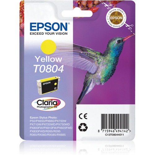 Tinta Epson T0804 Amarillo Photo...