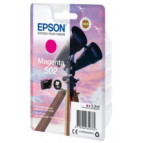 Tinta Epson 502 Magenta 3.3ml 165...