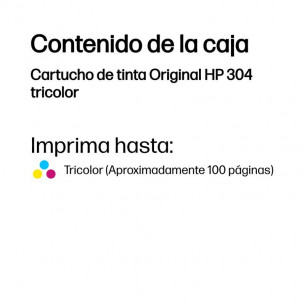 Tinta HP 304 Tricolor 2ml... 2