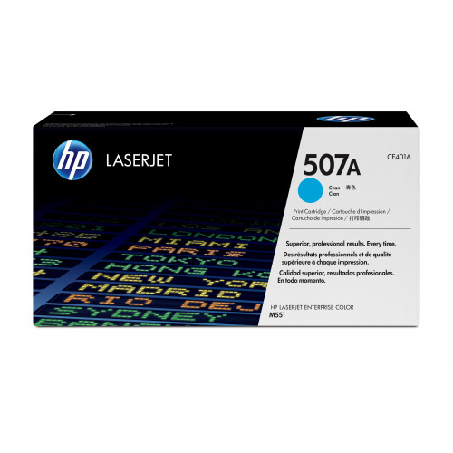 Toner HP LaserJet Pro 507A Cian 6000...