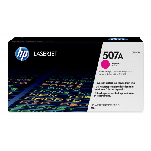 Toner HP LaserJet Pro 507A Magenta...