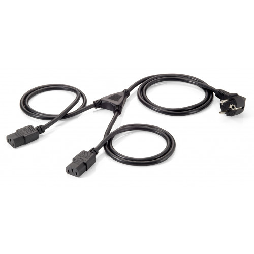 Cable EQUIP Schuko/M a 2xC13/H 1,8m...