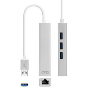 Nanocable 3xUSB 3.0 a RJ45... 2