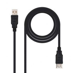 Nanocable USB-A/M a USB-A/H...