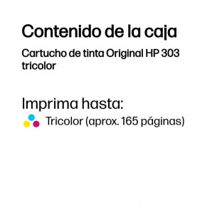 Tinta HP 303 Tricolor 165... 2