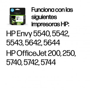 Tinta HP 62XL Negro 12ml... 2