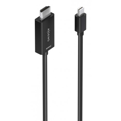 Cable AISENS Mini DP/M a HDMI/M 2m Negro
