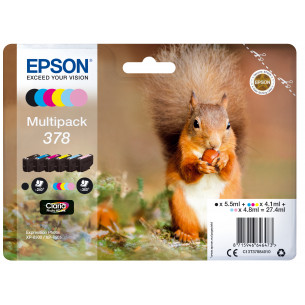 Tinta Epson 378 Pack 6...