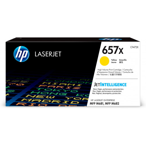 Toner HP LaserJet 657X Amarillo 23000...