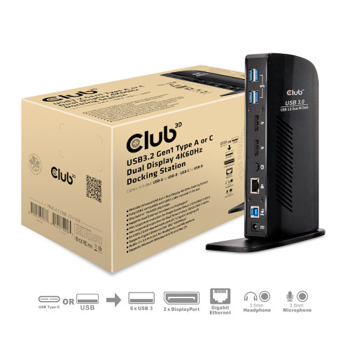 Docking Station Club 3D 4K 60Hz...