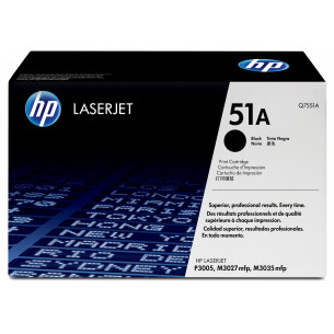 Toner HP LaserJet 51A Negro...
