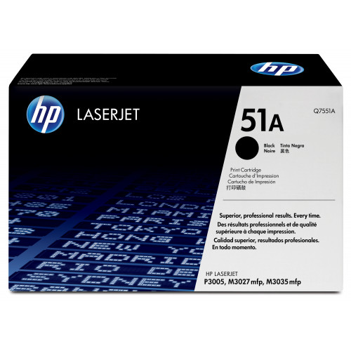 Toner HP LaserJet 51A Negro 6500...