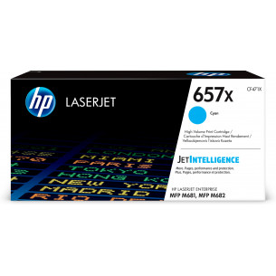 Tóner HP LaserJet 657X Cian...