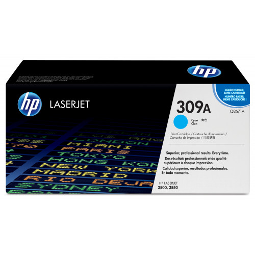 Toner HP LaserJet 309A Cian 4000...