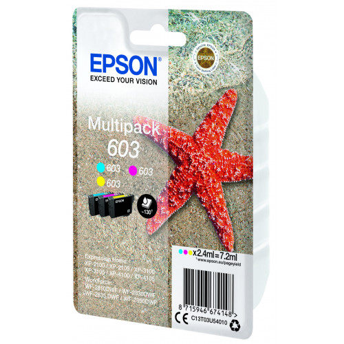 Tinta Epson 603 Tricolor Estrella de...