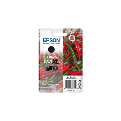Tinta Epson 503XL Negro 9.2ml 550...