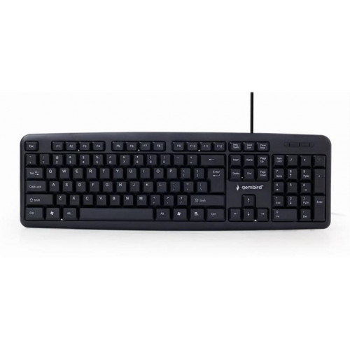 Teclado Gembird Estándar USB Negro...