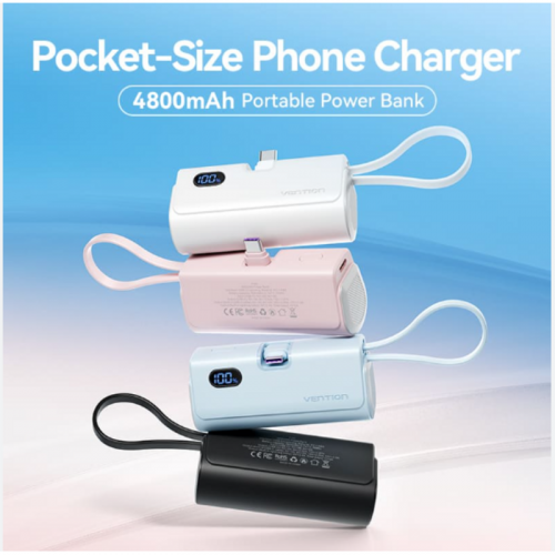 Power Bank Vention 4800mAh 22.5W...