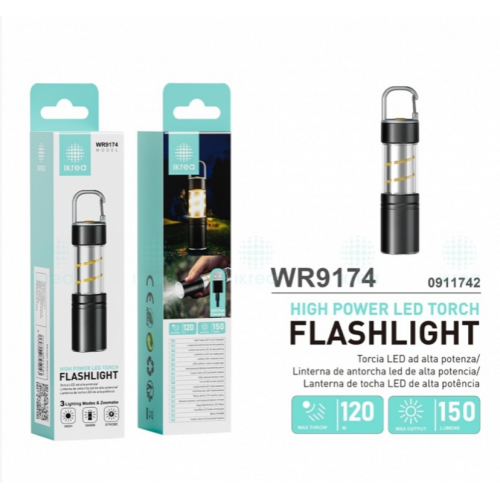 Linterna Ikrea de Antorcha LED Alta...