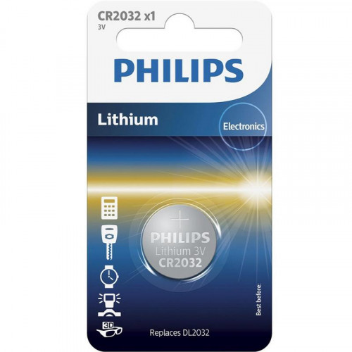 Pila Philips CR2032/01B 3V Litio (1...