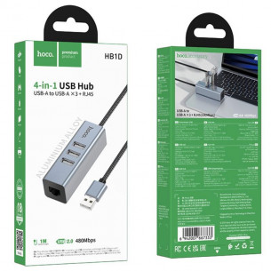 Adaptador Hoco HB1D Hub...