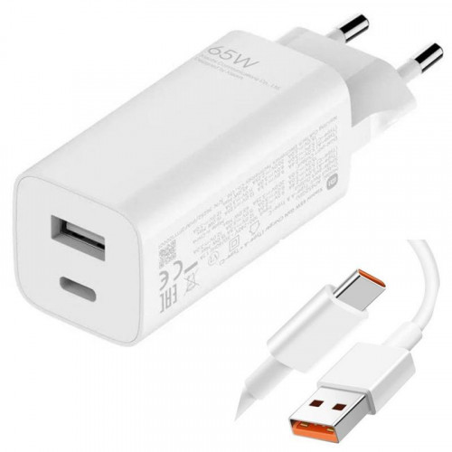 Cargador Rápido Xiaomi GaN 65W Dual...