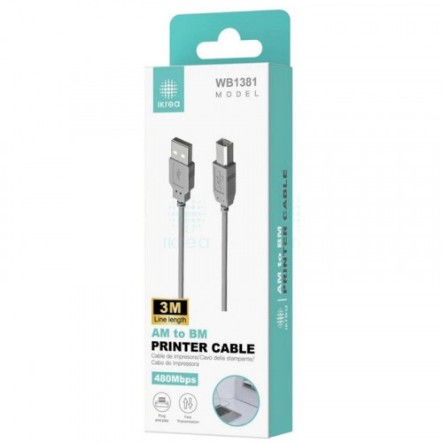 Cable de Impresora Ikrea WB1381 USB...