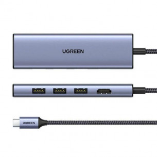 Hub Ugreen CM511 USB-C a...