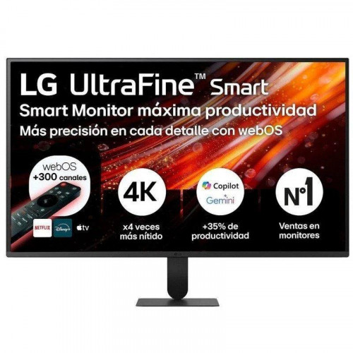 Monitor LG 31.5" VA 4K UHD 60Hz Smart...