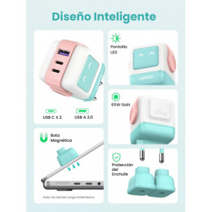 Cargador Ugreen GaN PD 65W... 2