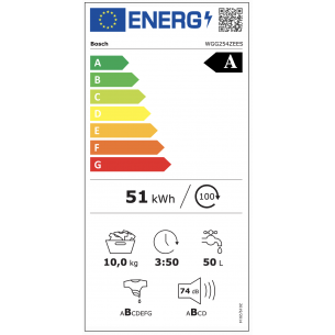 Lavadora Bosch WGG254ZEES... 2