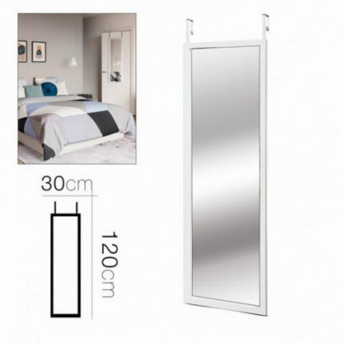 Espejo para Puerta Blanco 30x120...