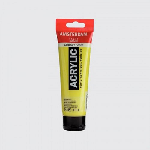Pintura Acrílica 120 ml Amarillo Verdoso