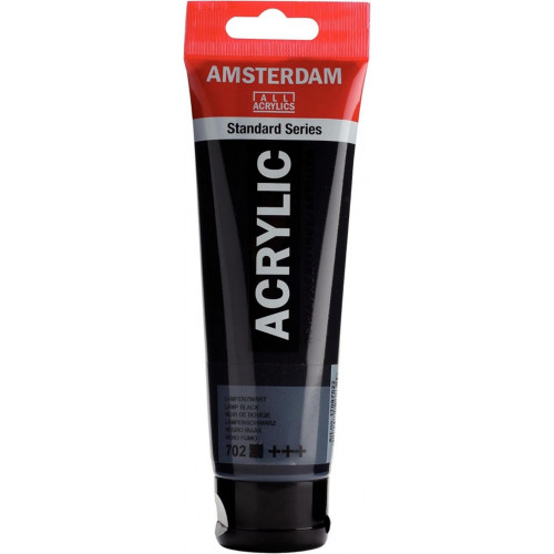 Acrílico 120 ml Negro Bujía