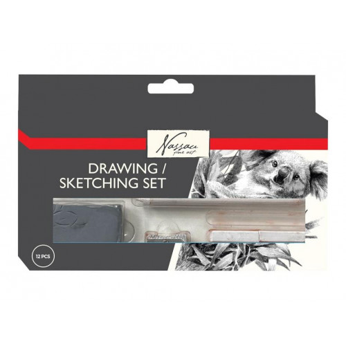 Set de Dibujo y Sketching 12 Piezas