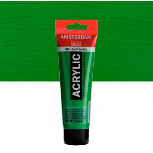 Acrílico 120 ml Verde Permanente Claro