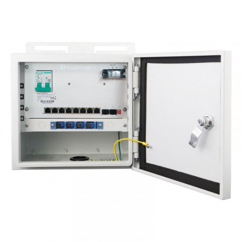 Switch LevelOne 8xRJ45 2xSFP+...